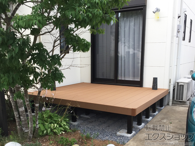 茨城県土浦市ののウッドデッキ リウッドデッキ 200 施工例