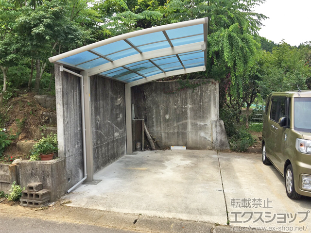 岐阜県関市ののカーポート レイナポートグラン 積雪〜20cm対応 施工例