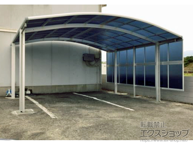 愛媛県西条市ののカーポート レイナツインポートグラン　積雪〜20cm対応 施工例