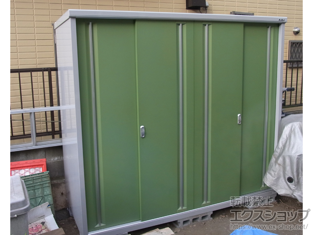 神奈川県相模原市のの物置・屋外倉庫 シンプリー 一般型 (MJX-219E-P-LG) 施工例