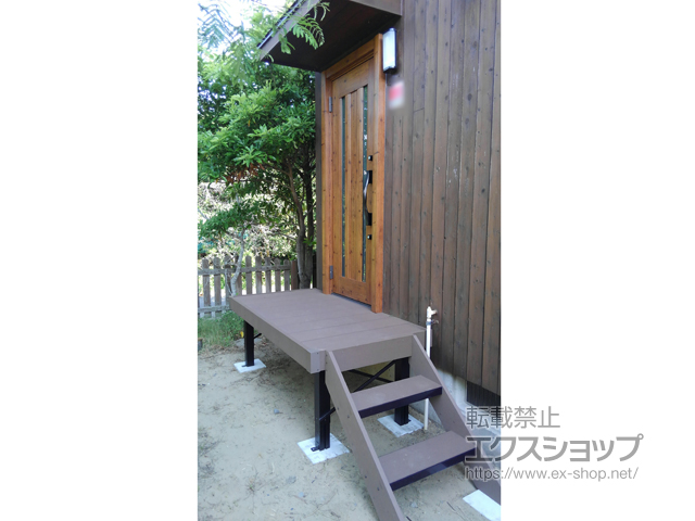 千葉県山武郡九十九里町ののウッドデッキ リウッドデッキ 200 施工例