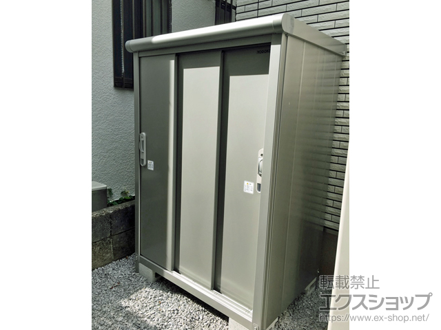 東京都世田谷区のの物置・屋外倉庫 エスモ 一般型 1050×750×1501 ESE-1007E-SS 施工例