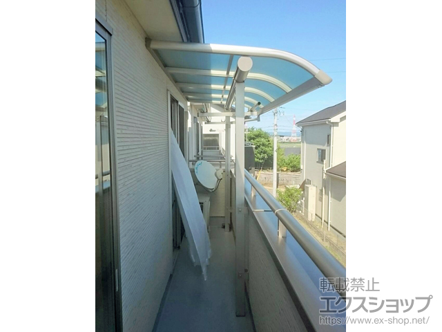 愛知県大府市ののバルコニー・ベランダ屋根 ヴェクターテラス R型 屋根タイプ 単体 積雪〜20cm対応 施工例