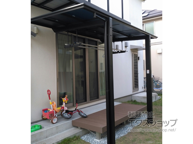 福岡県糟屋郡新宮町ののウッドデッキ マージウッドデッキ 施工例