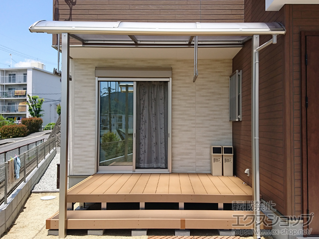 奈良県香芝市ののウッドデッキ リウッドデッキ 200 施工例