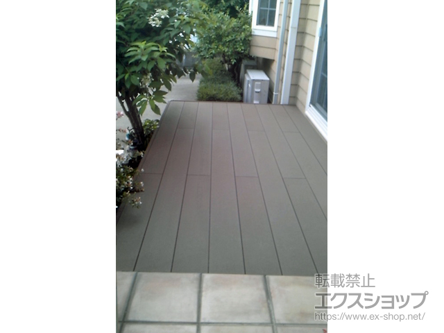 茨城県ひたちなか市ののウッドデッキ リウッドデッキ 200 施工例