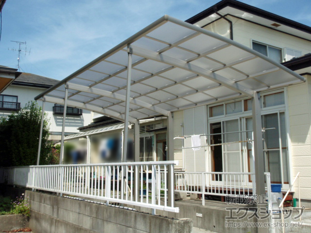 宮城県大崎市ののカーポート レイナポートグラン 延長　積雪〜20cm対応 施工例