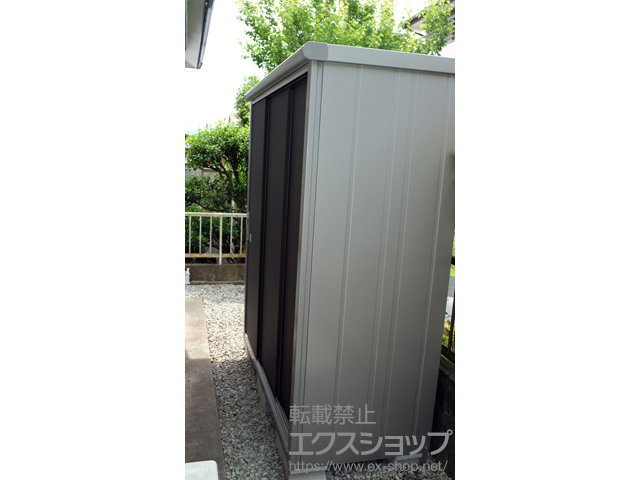 宮崎県宮崎市のの物置・屋外倉庫 エスモ 一般型(ESE-1807A-DW) 施工例