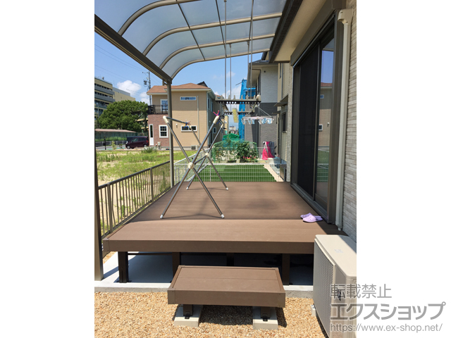 三重県鈴鹿市ののウッドデッキ リウッドデッキ 200 施工例