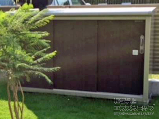 神奈川県横浜市のの物置・屋外倉庫 エスモ 一般型 1797×520×1101 ESE-1805Y-DW 施工例