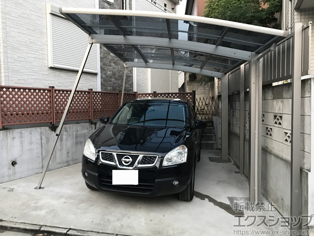 東京都大田区ののカーポート プレシオスポート 積雪〜20cm対応 施工例