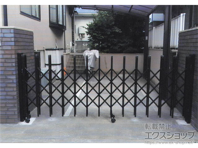 東京都狛江市ののカーゲート トリップゲート RC型 ノンレール 片開き 30S 施工例