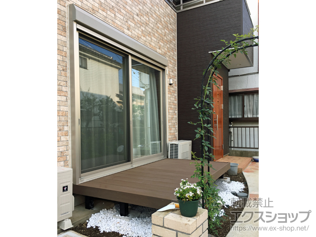 埼玉県狭山市ののウッドデッキ マージウッドデッキ 施工例