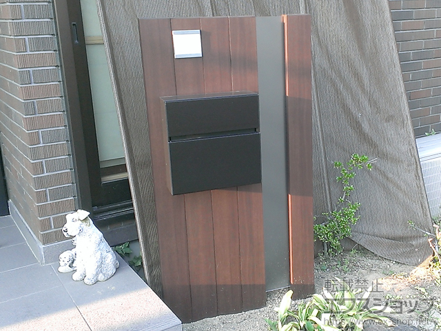 宮城県名取市のの機能門柱・ポスト ルシアスポストユニット AS01型 施工例