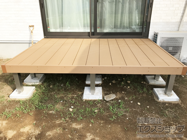 埼玉県狭山市ののウッドデッキ マージウッドデッキ 施工例