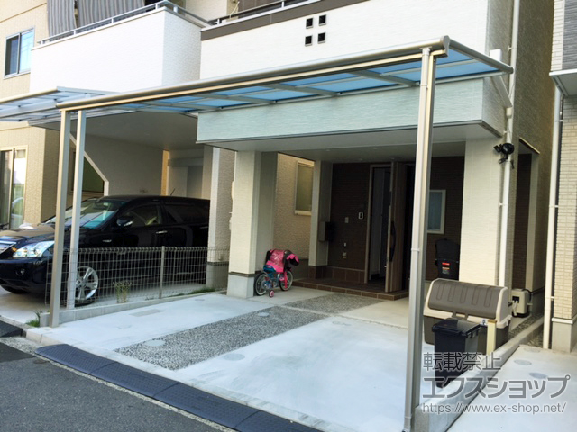 広島県広島市ののテラス屋根 ヴェクターテラス F型 テラスタイプ 単体 積雪〜20cm対応 施工例