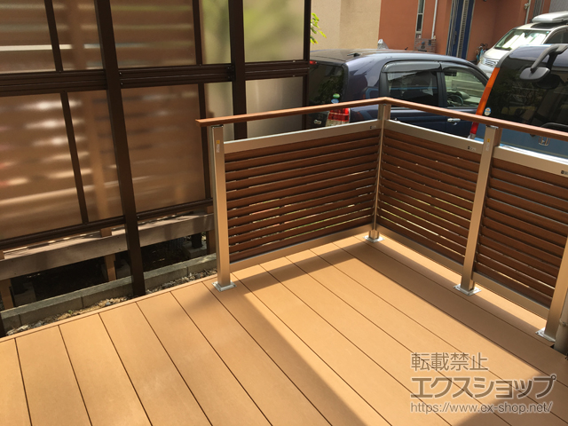 兵庫県神戸市ののウッドデッキ リウッドデッキ 200 施工例