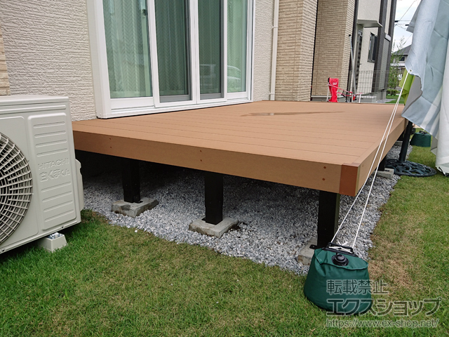 栃木県宇都宮市ののウッドデッキ リウッドデッキ 200 施工例