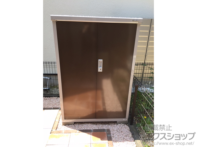 東京都三鷹市のの物置・屋外倉庫 アイビーストッカー 一般型 (BJX-119D-TB) 施工例