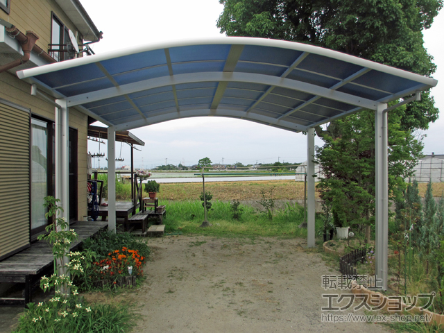 佐賀県神埼市ののカーポート レイナツインポートグラン　積雪〜20cm対応 施工例