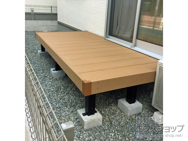 兵庫県神戸市ののウッドデッキ マージウッドデッキ 施工例