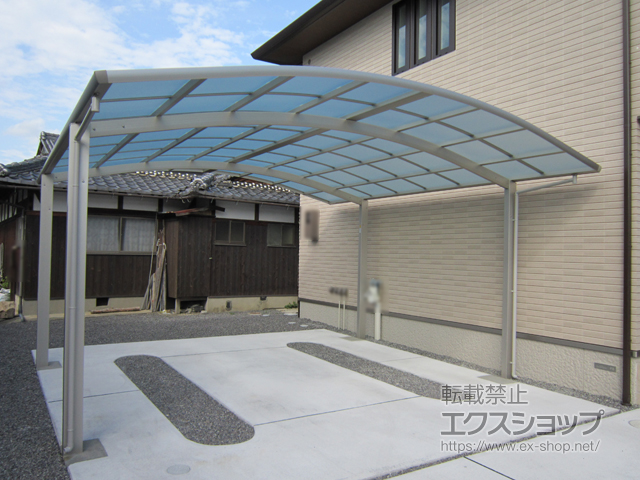 滋賀県守山市ののカーポート レイナツインポートグラン　積雪〜20cm対応 施工例
