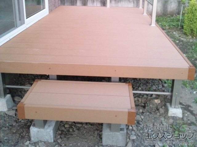 岩手県盛岡市ののウッドデッキ リウッドデッキ 200 施工例