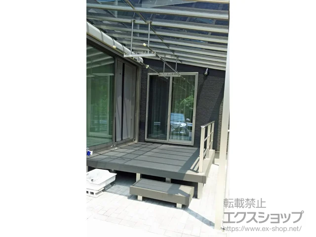 茨城県日立市のYKKAPのウッドデッキ リウッドデッキ 200 施工例