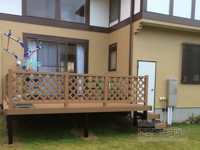千葉県勝浦市ののウッドデッキ リウッドデッキ 200 施工例