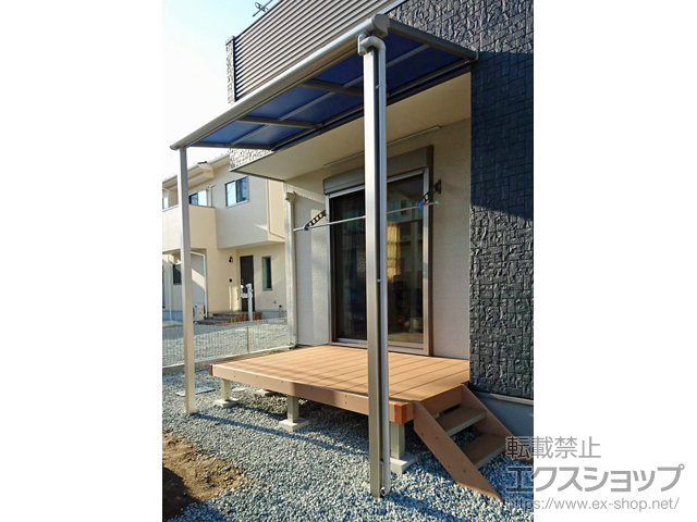 宮城県岩沼市ののウッドデッキ リウッドデッキ 200 施工例