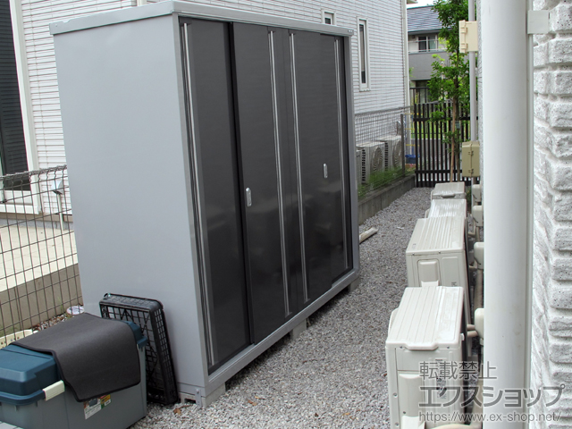 東京都八王子市のの物置・屋外倉庫 シンプリー 一般型(MJX-217E-P-PG ) 施工例