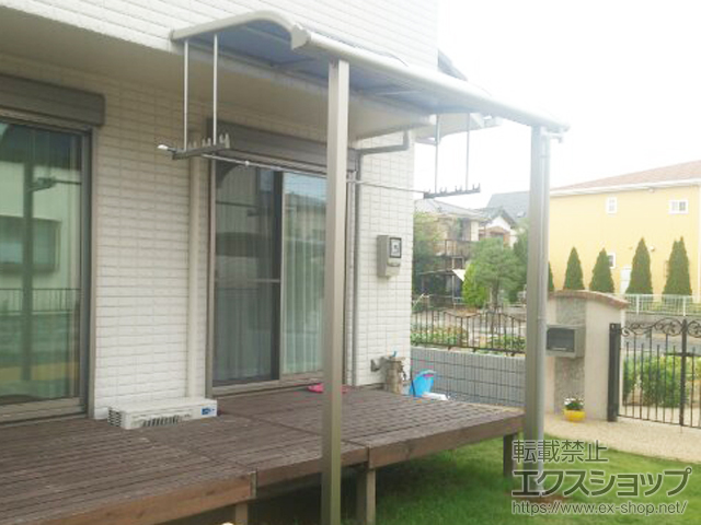 埼玉県南埼玉郡宮代町ののテラス屋根 ヴェクターテラス R型 テラスタイプ 単体 積雪〜20cm対応 施工例