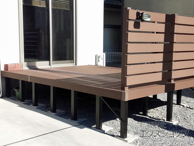 埼玉県桶川市ののウッドデッキ リウッドデッキ 200 施工例