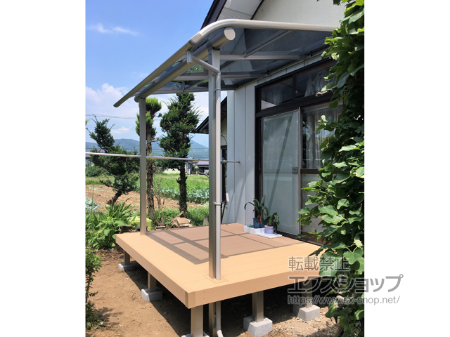 岩手県滝沢市ののウッドデッキ リウッドデッキ 200 施工例