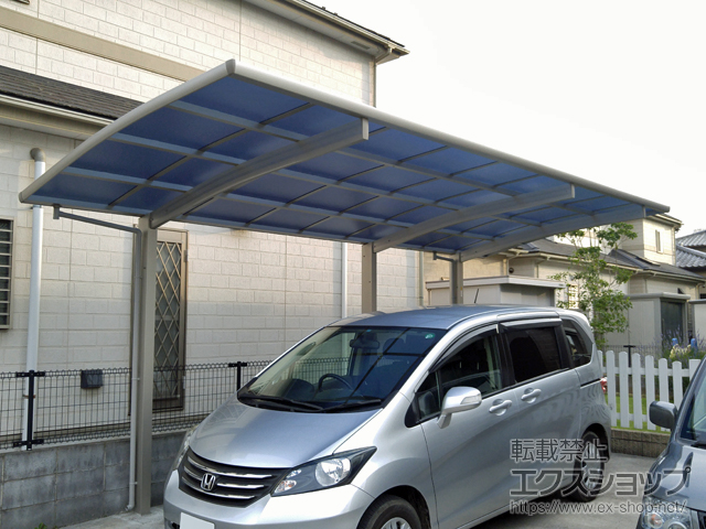 栃木県小山市ののカーポート レイナポートグラン 延長　積雪〜20cm対応 施工例