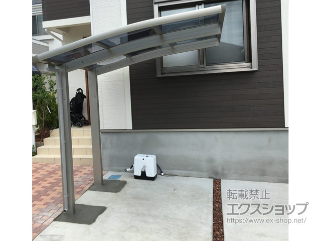 神奈川県海老名市ののサイクルポート・駐輪場 レイナポートグランミニ 積雪〜20cm対応 施工例