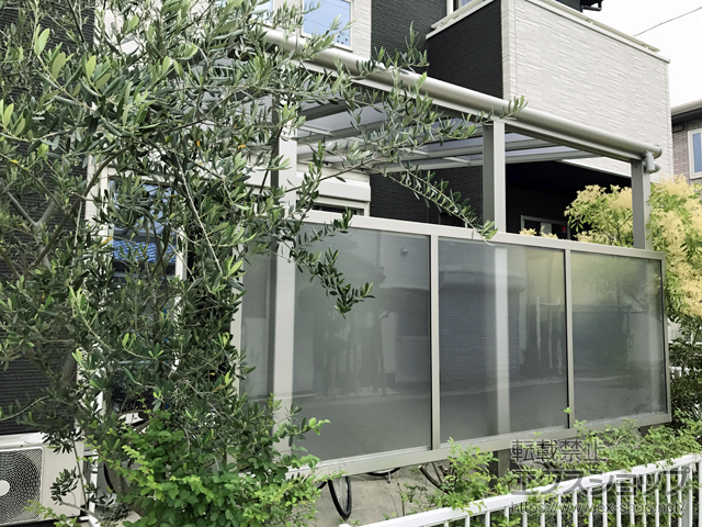 三重県四日市市ののテラス屋根 ヴェクターテラス F型 テラスタイプ 単体 積雪〜20cm対応 施工例