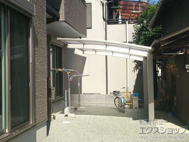 兵庫県佐用郡佐用町ののカーポート プレシオスポート 積雪〜20cm対応 施工例