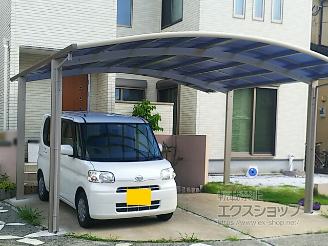 福岡県八女市ののカーポート レイナツインポートグラン　積雪〜20cm対応 施工例