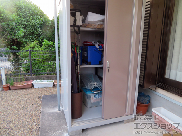 宮崎県小林市のの物置・屋外倉庫 シンプリー 一般型 (MJX-119E-AR) 施工例