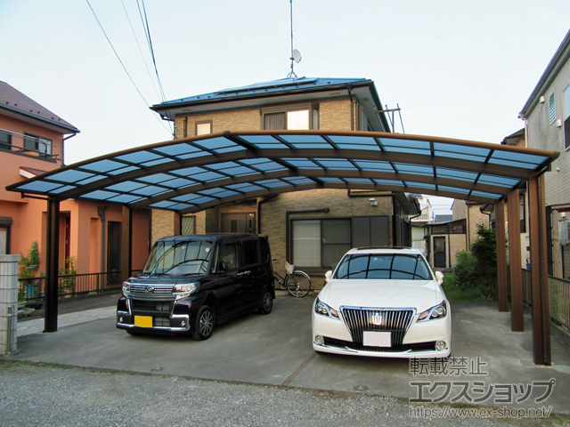 神奈川県相模原市ののカーポート レイナトリプルポートグラン　積雪〜20cm対応 施工例