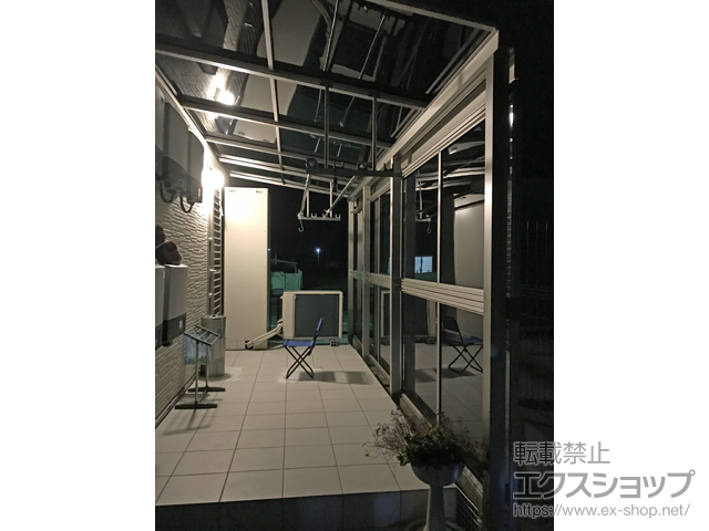 広島県東広島市ののテラス屋根 ヴェクターテラス F型 テラスタイプ 単体 積雪〜20cm対応 施工例