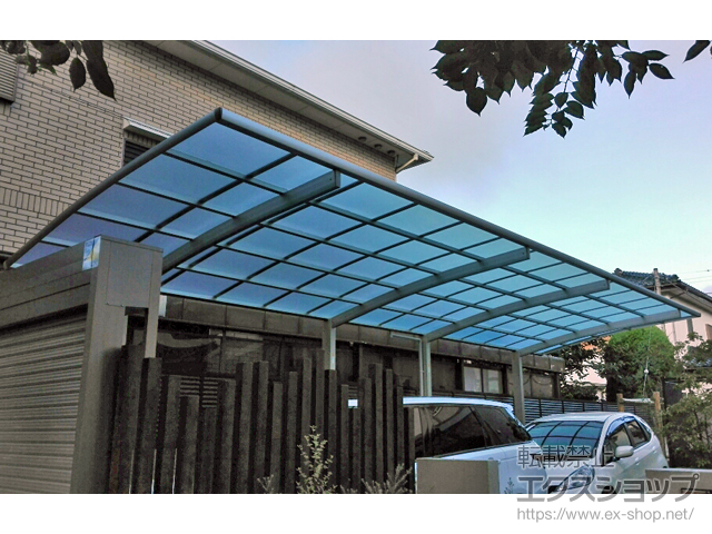 千葉県市川市ののカーポート レイナポートグラン 縦連棟　積雪〜20cm対応 施工例