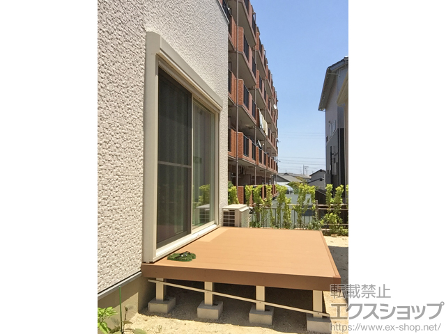 愛知県安城市ののウッドデッキ マージウッドデッキ 施工例