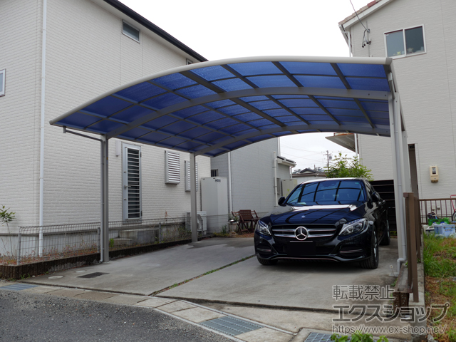 愛知県蒲郡市ののカーポート レイナツインポートグラン　積雪〜20cm対応 施工例