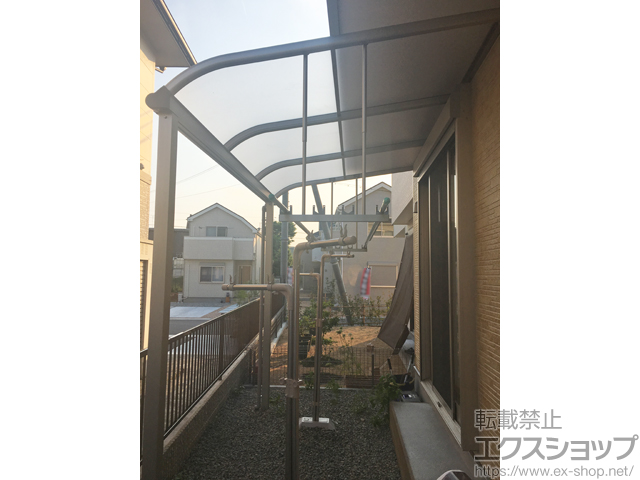 兵庫県三田市ののテラス屋根 ヴェクターテラス R型 テラスタイプ 単体 積雪〜20cm対応 施工例