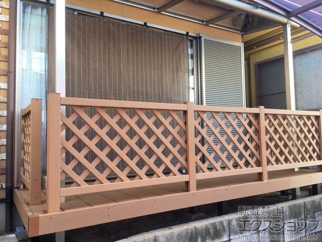 奈良県香芝市ののウッドデッキ マージウッドデッキ 施工例