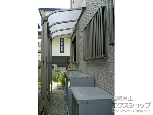 京都府木津川市ののテラス屋根 スピーネ R型 テラスタイプ 単体 積雪〜20cm対応 施工例