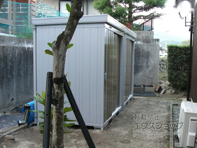 山口県山口市のの物置・屋外倉庫 ネクスタ 一般型 1790×1370×2020 NXN-25S-MB 施工例