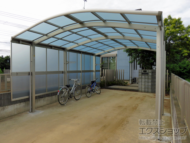 茨城県常総市ののカーポート レイナツインポートグラン 延長　積雪〜20cm対応 施工例